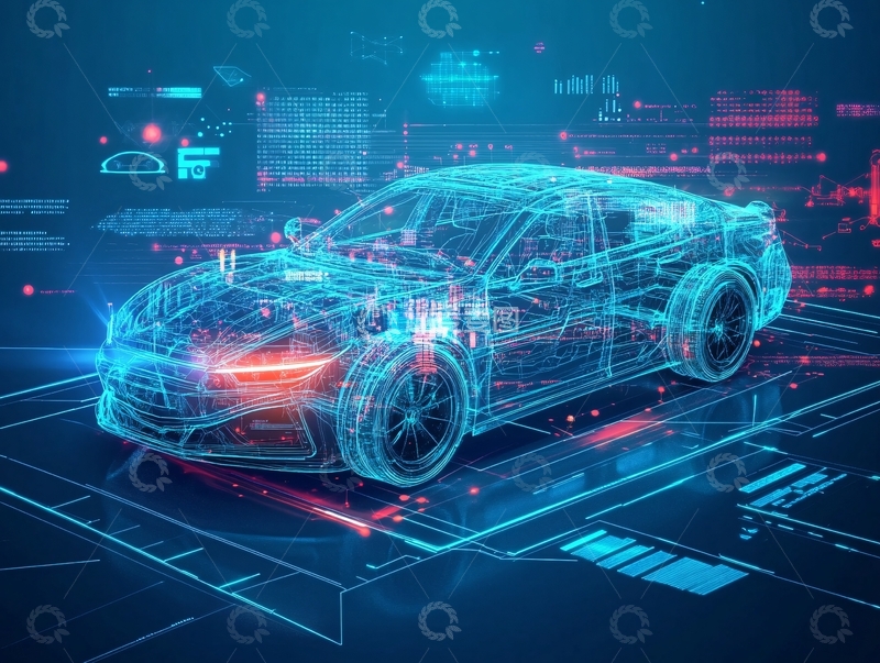 高清大图下载【趣麦麦图】汽车数字化1