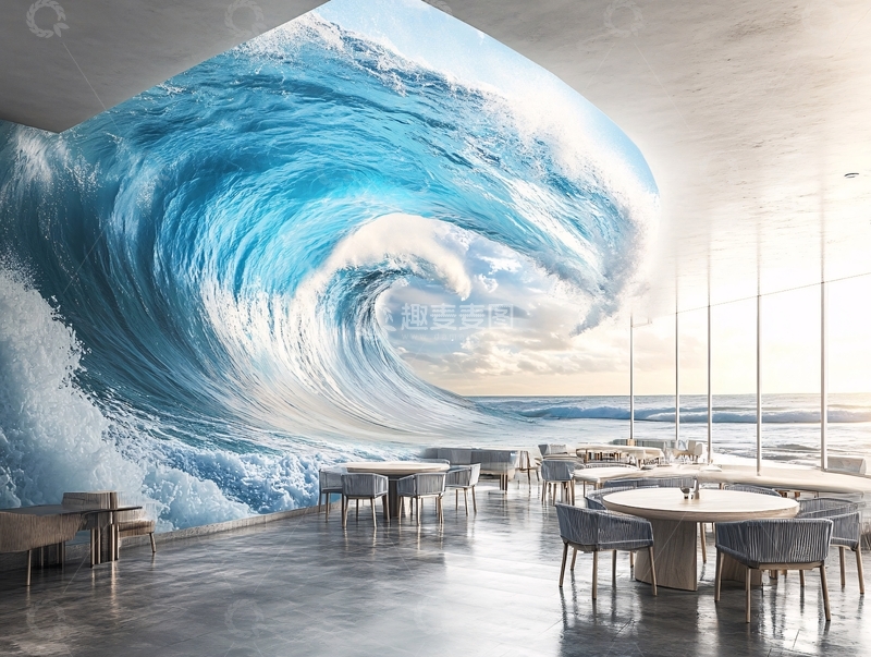 高清大图下载【趣麦麦图】海洋主题室内设计