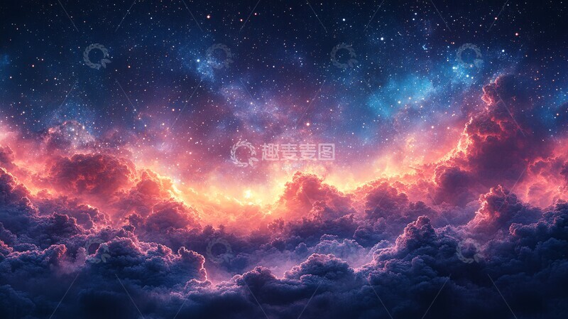 高清大图下载【趣麦麦图】太空水彩童画3