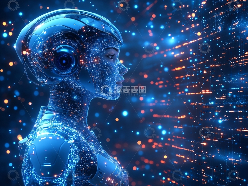 高清大图下载【趣麦麦图】人工智能科技文化