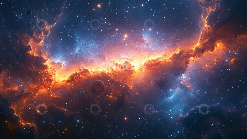 高清大图下载【趣麦麦图】银河星辰图银河星辰星星