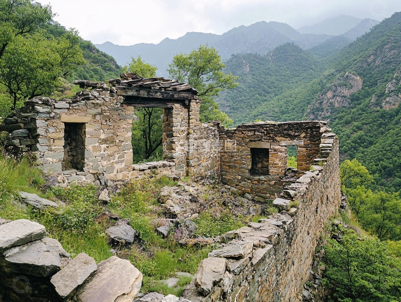 高清大图下载【趣麦麦图】石砌碉房