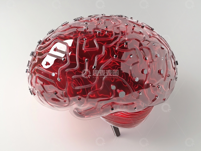 高清大图下载【趣麦麦图】现代人脑模型5