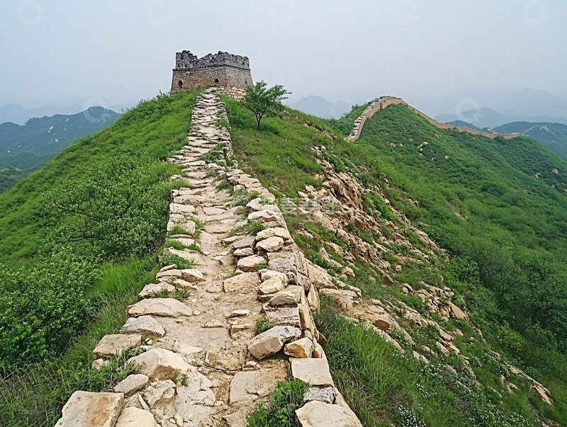 高清大图下载【趣麦麦图】长城垛口顶部