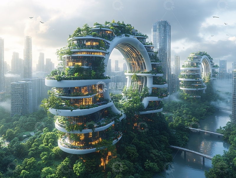 高清大图下载【趣麦麦图】-仿生人住宅3