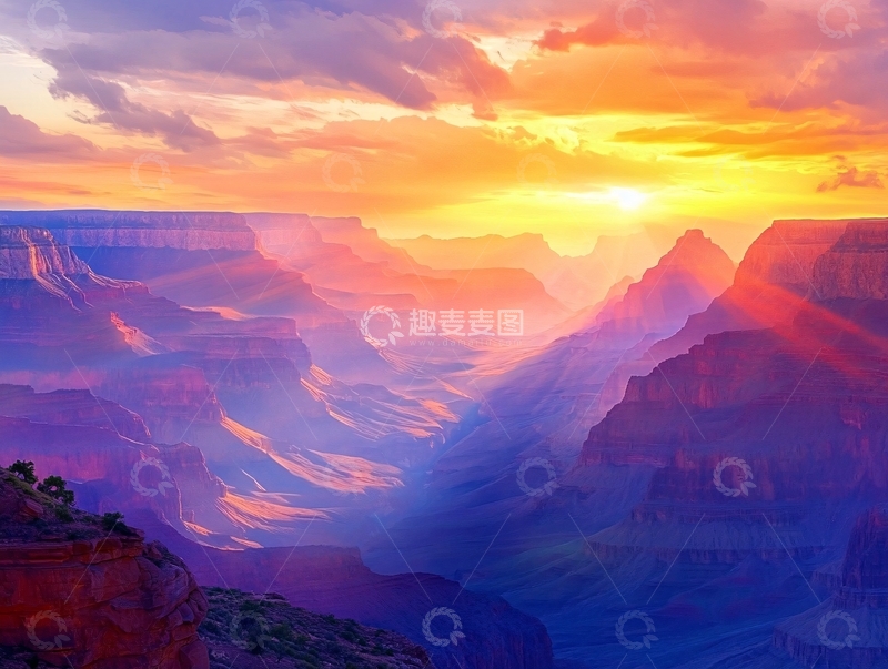 高清大图下载【趣麦麦图】大峡谷素材1