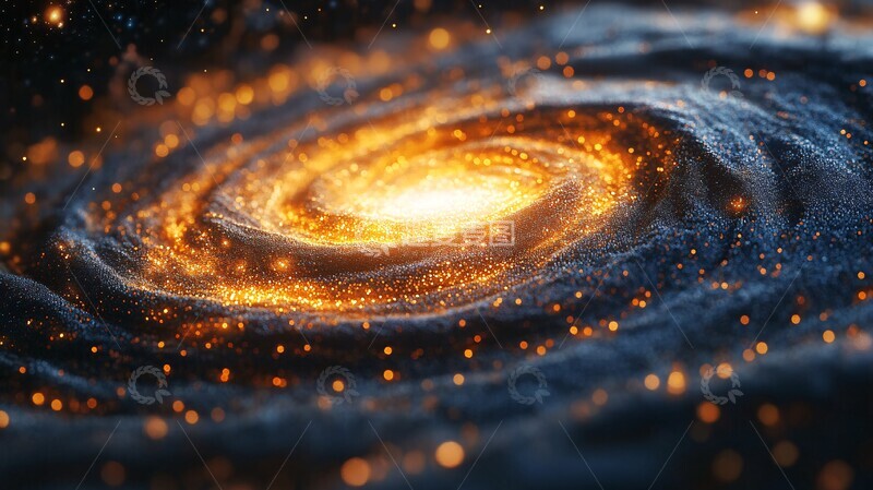 高清大图下载【趣麦麦图】星轨绣艺轨道银河流星3