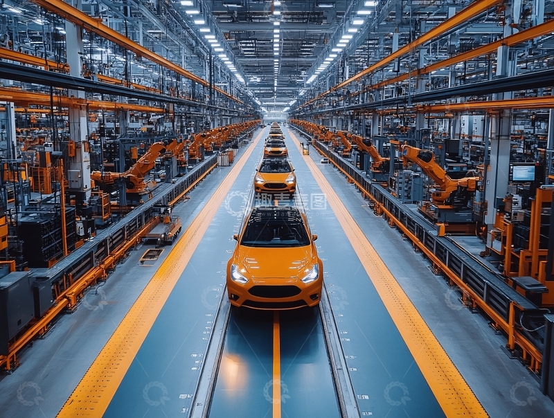 高清大图下载【趣麦麦图】-高端汽车的生产2