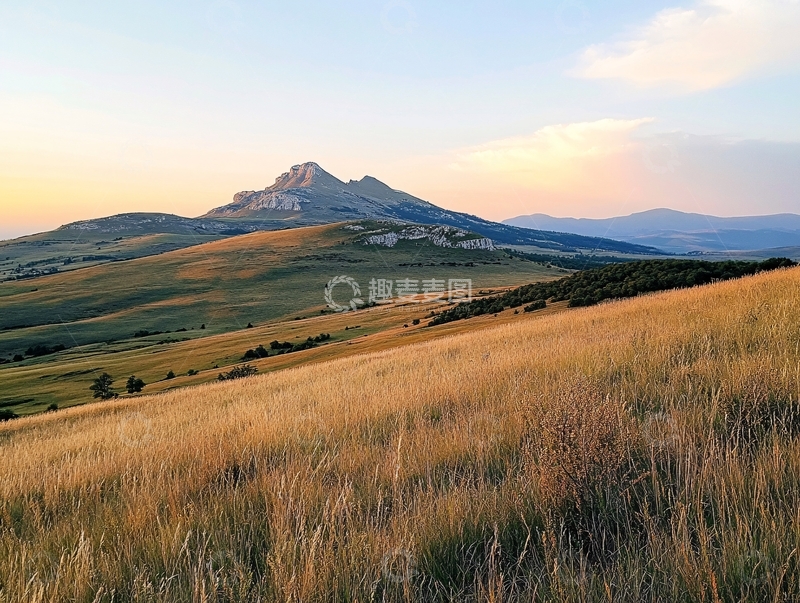 高清大图下载【趣麦麦图】海坨山的早晨1
