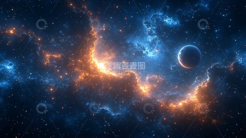 高清大图下载【趣麦麦图】星辰与行星星辰行星宇宙1