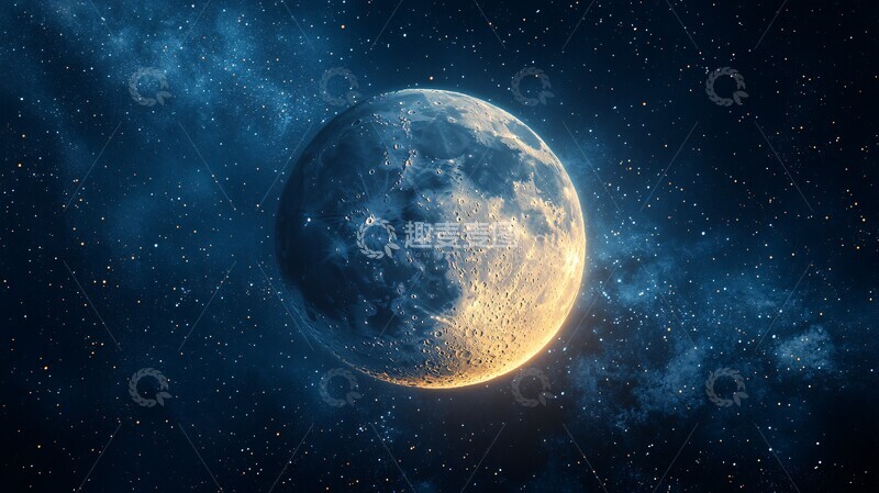 高清大图下载【趣麦麦图】月球与太空探索3