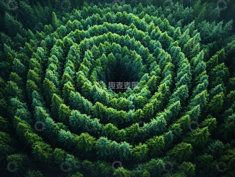 高清大图下载【趣麦麦图】超现实森林