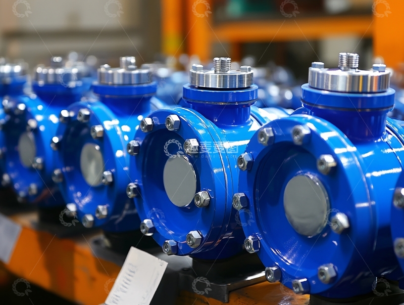 高清大图下载【趣麦麦图】阀门工业生产