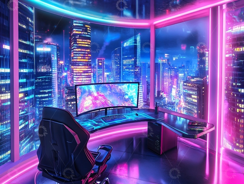 高清大图下载【趣麦麦图】电竞舞台