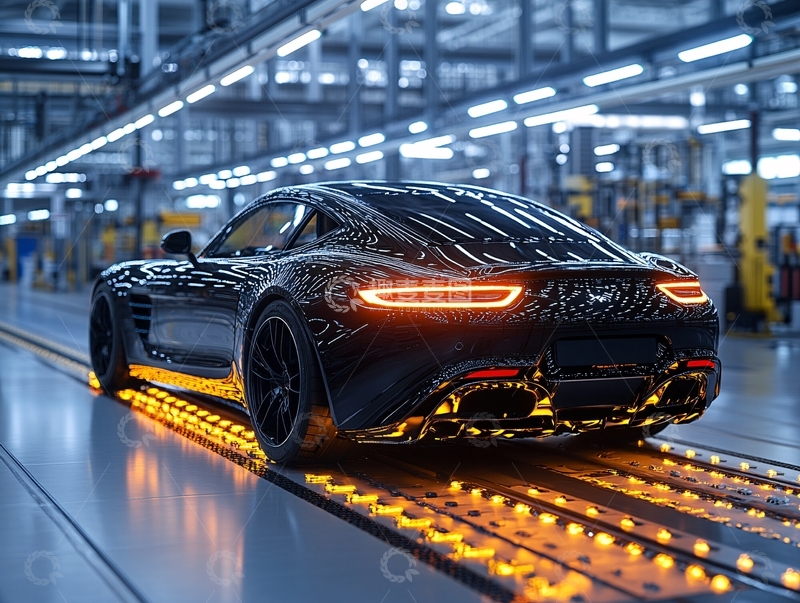 高清大图下载【趣麦麦图】高端汽车的生产3