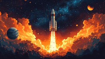 太空火箭发射14