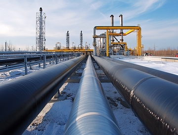 冬季输油管道