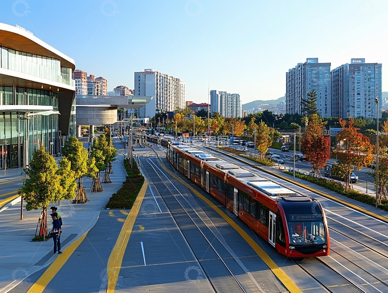 高清大图下载【趣麦麦图】智轨交通1