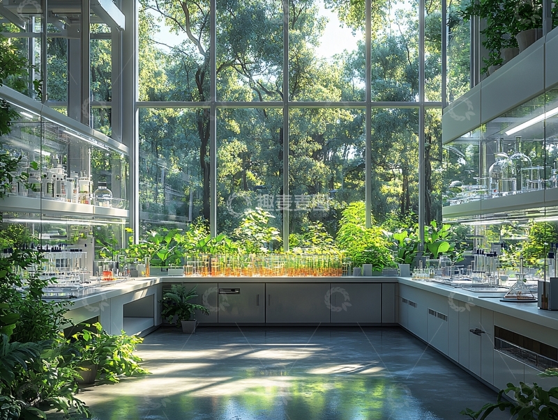 高清大图下载【趣麦麦图】植物研究院1