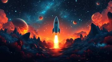 太空火箭发射12
