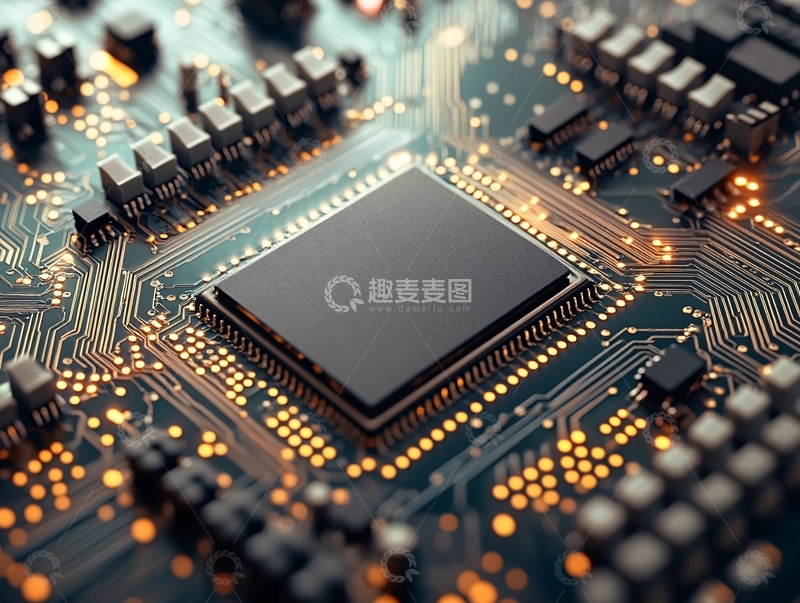 高清大图下载【趣麦麦图】芯片科技集成电路151