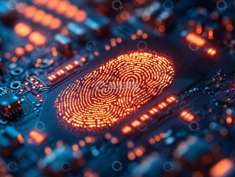 高清大图下载【趣麦麦图】指纹识别技术