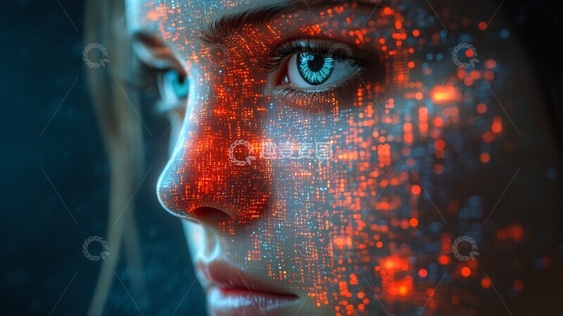 高清大图下载【趣麦麦图】数字面孔数字面孔代码