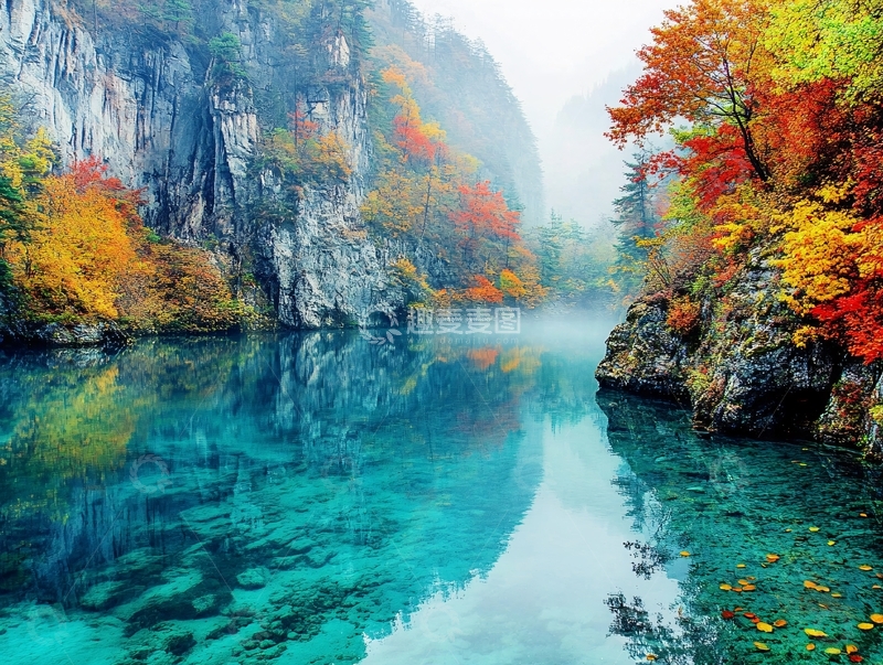 高清大图下载【趣麦麦图】蒲石河秋天