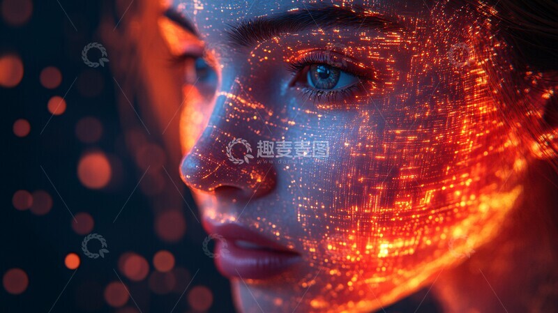 高清大图下载【趣麦麦图】区块链探索者