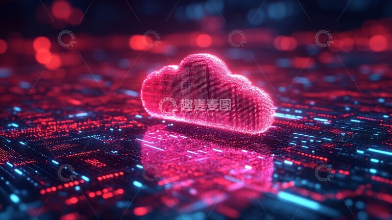 高清大图下载【趣麦麦图】云数据处理场景