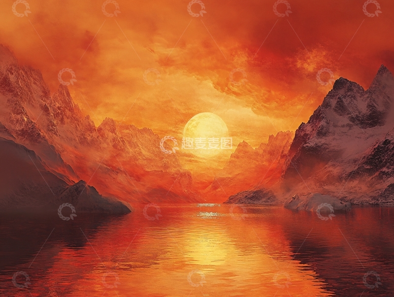 高清大图下载【趣麦麦图】红日高清图片下载