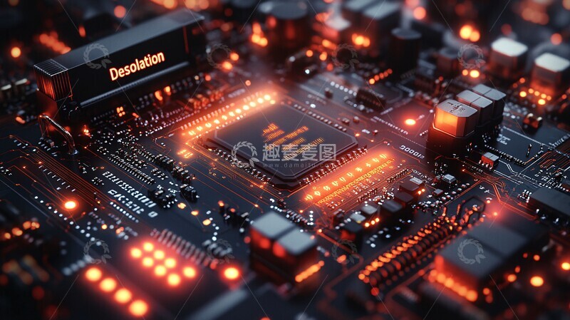 高清大图下载【趣麦麦图】数字荒芜记数字荒芜电路1