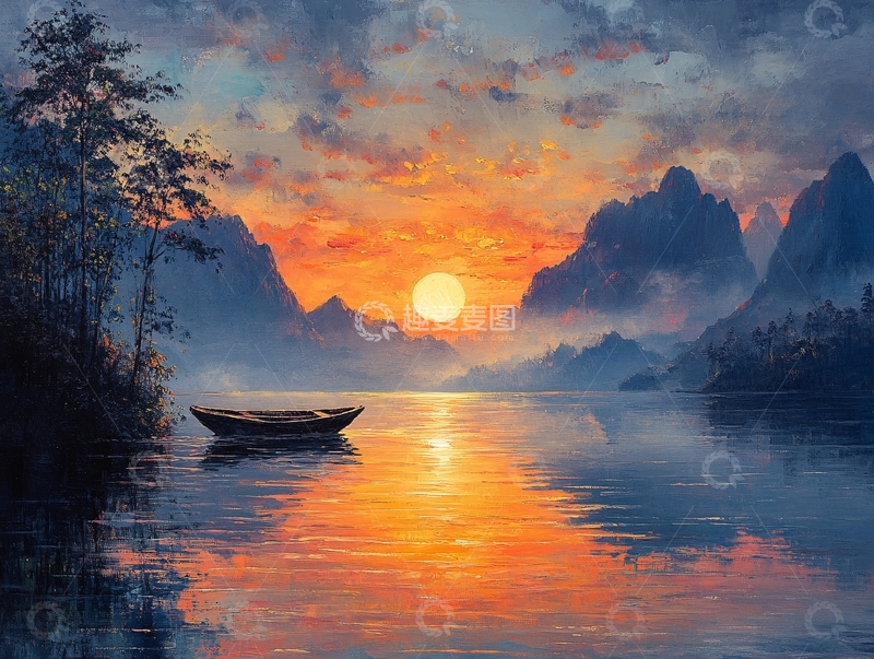 高清大图下载【趣麦麦图】大幅高清山水日出34