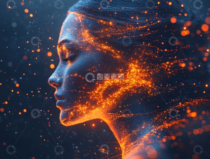 高清大图下载【趣麦麦图】虚拟的脸12