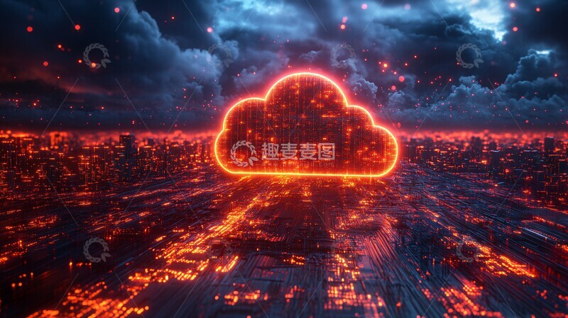 高清大图下载【趣麦麦图】云数据处理场景3