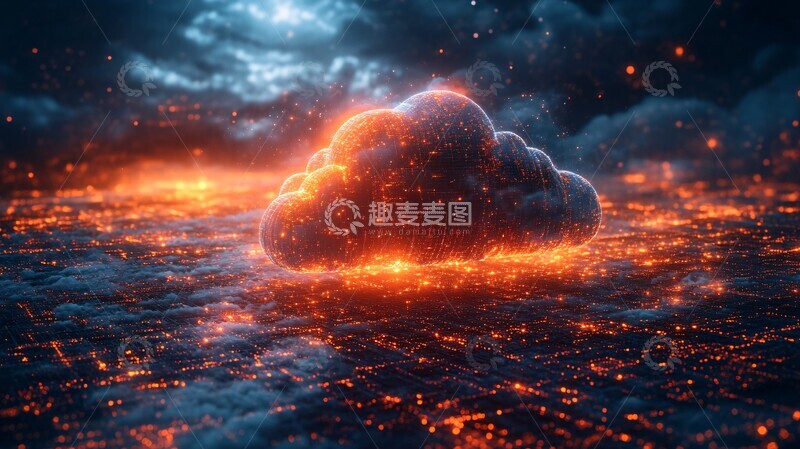 高清大图下载【趣麦麦图】云数据处理场景2