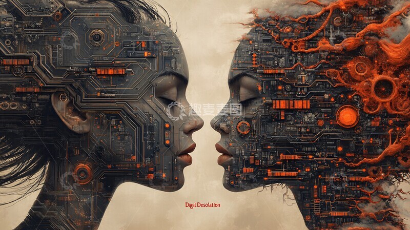 高清大图下载【趣麦麦图】数字荒芜记数字荒芜电路2