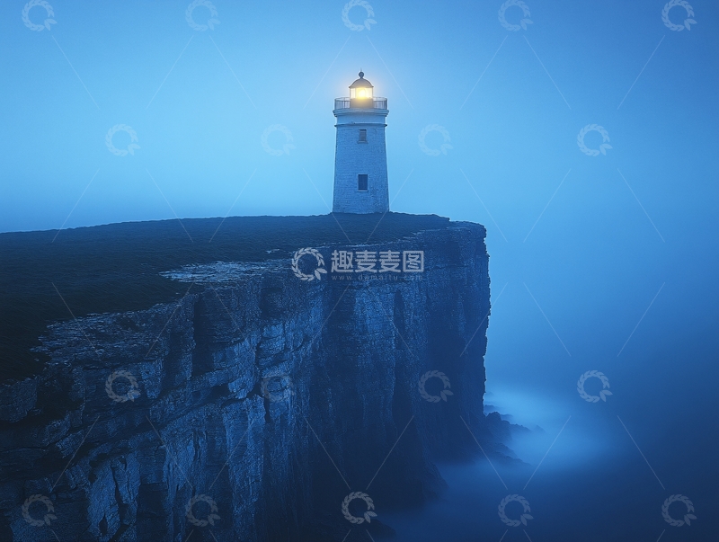 高清大图下载【趣麦麦图】石头望灯台