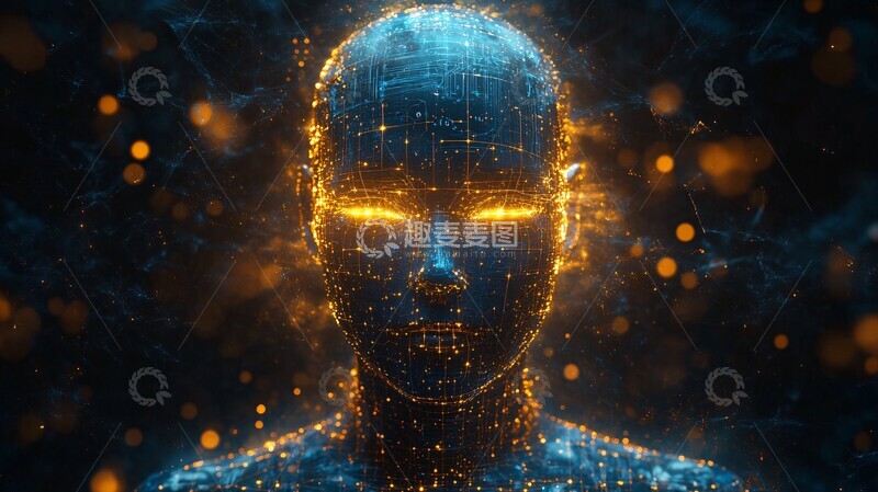 高清大图下载【趣麦麦图】人工智能机器人革命