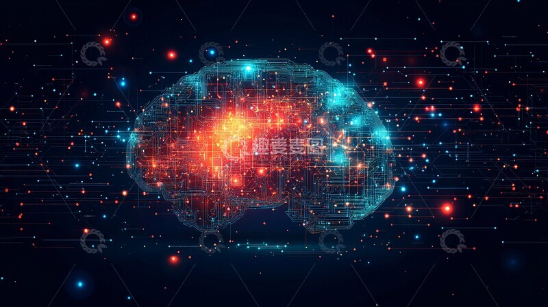 高清大图下载【趣麦麦图】智能网络图智能网络节点3
