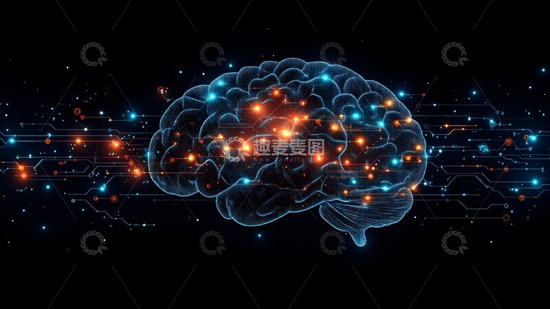 高清大图下载【趣麦麦图】智能网络图智能网络节点2