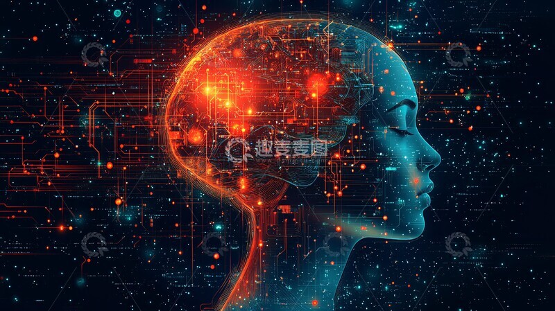 高清大图下载【趣麦麦图】智能网络图智能网络节点1