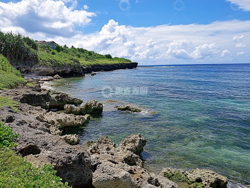 高清大图下载【趣麦麦图】垦丁珊瑚礁海岸