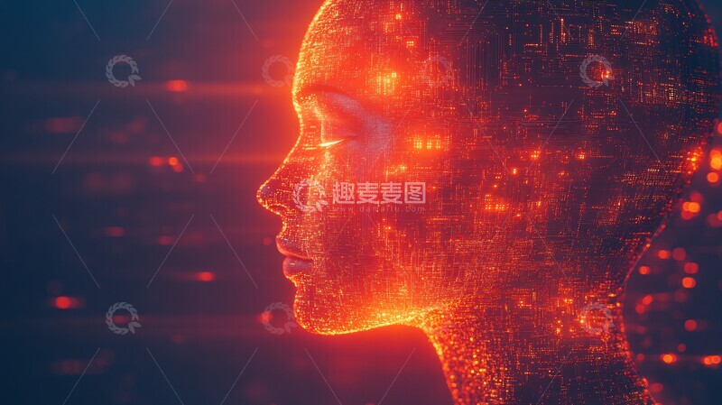 高清大图下载【趣麦麦图】电子脑电路人体2