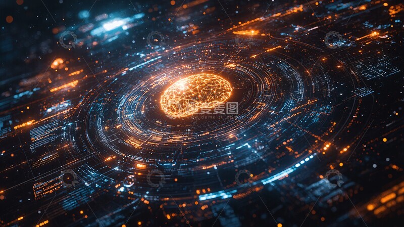 高清大图下载【趣麦麦图】宇宙信息网络图2