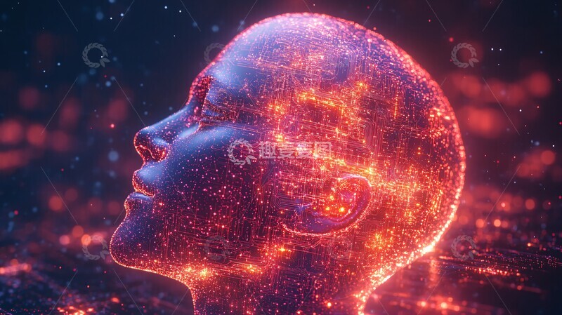 高清大图下载【趣麦麦图】电子脑电路人体