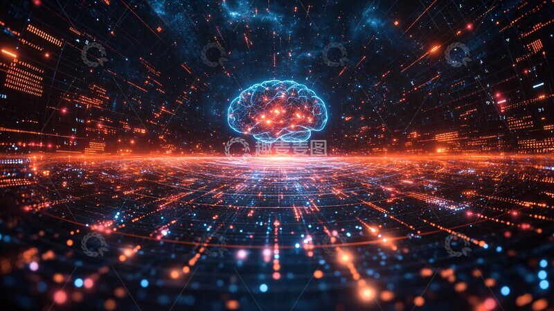 高清大图下载【趣麦麦图】宇宙信息网络图