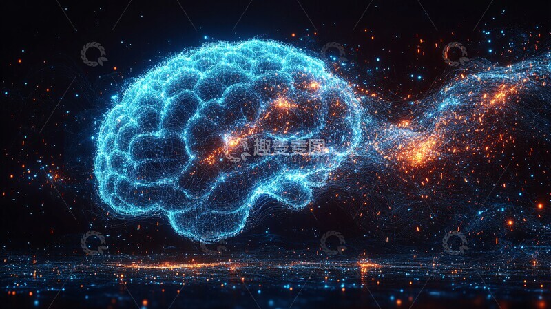 高清大图下载【趣麦麦图】数字流与大脑1