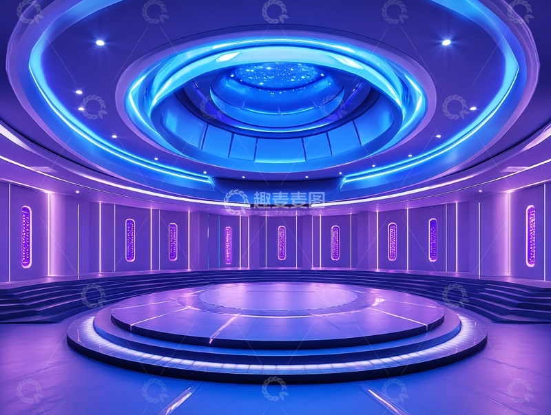 高清大图下载【趣麦麦图】宇宙飞船大厅6