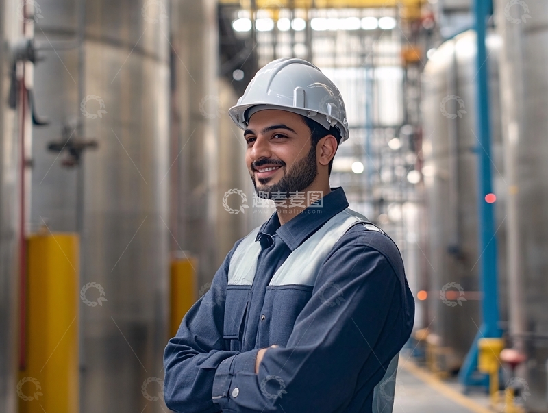 高清大图下载【趣麦麦图】发电厂工人